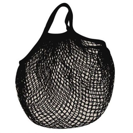 SIDEBAG FILET COTON NOIR 40x40 CM [-]