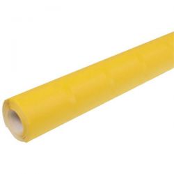 PUBLI EMBAL Nappe en papier Jaune - Rouleau de 6 m x 1,20 m