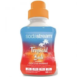 SODASTREAM Concentré 500 ml - Saveur Coco Ananas - Tropical Bali