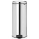 BRABANTIA Poubelle 30 L Brillant Steel - New Icon