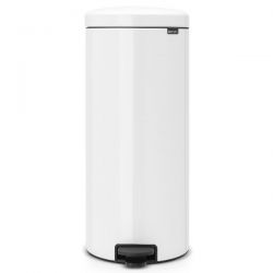 BRABANTIA Poubelle 30 L Blanche - New Icon