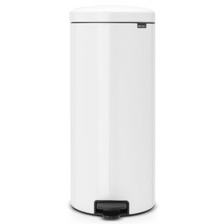 BRABANTIA Poubelle 30 L Blanche - New Icon