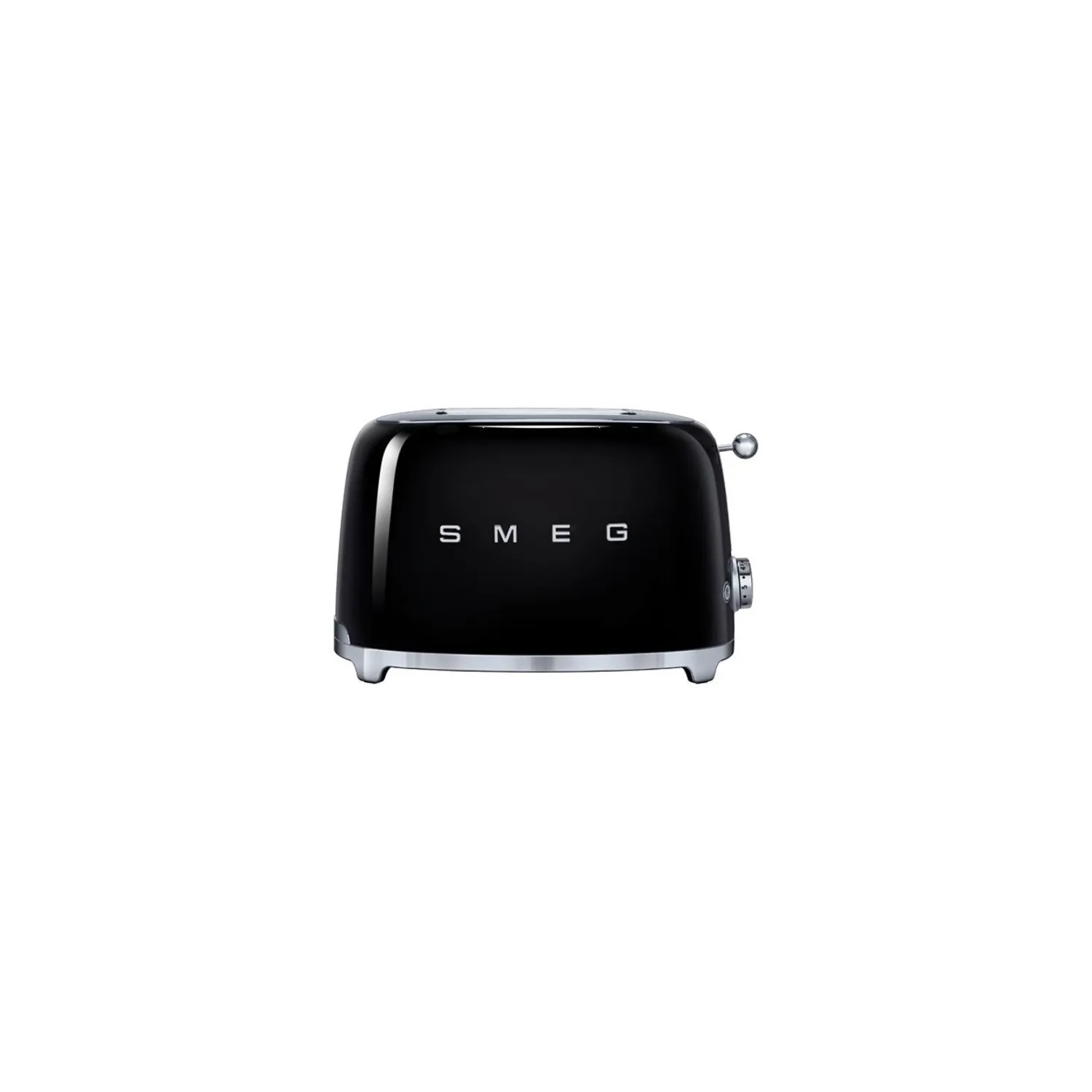 SMEG Toaster 2 tranches Noir - Années 50 - TSF01BLEU