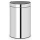 BRABANTIA Poubelle 40 L Brillant Steel - Touch Bin