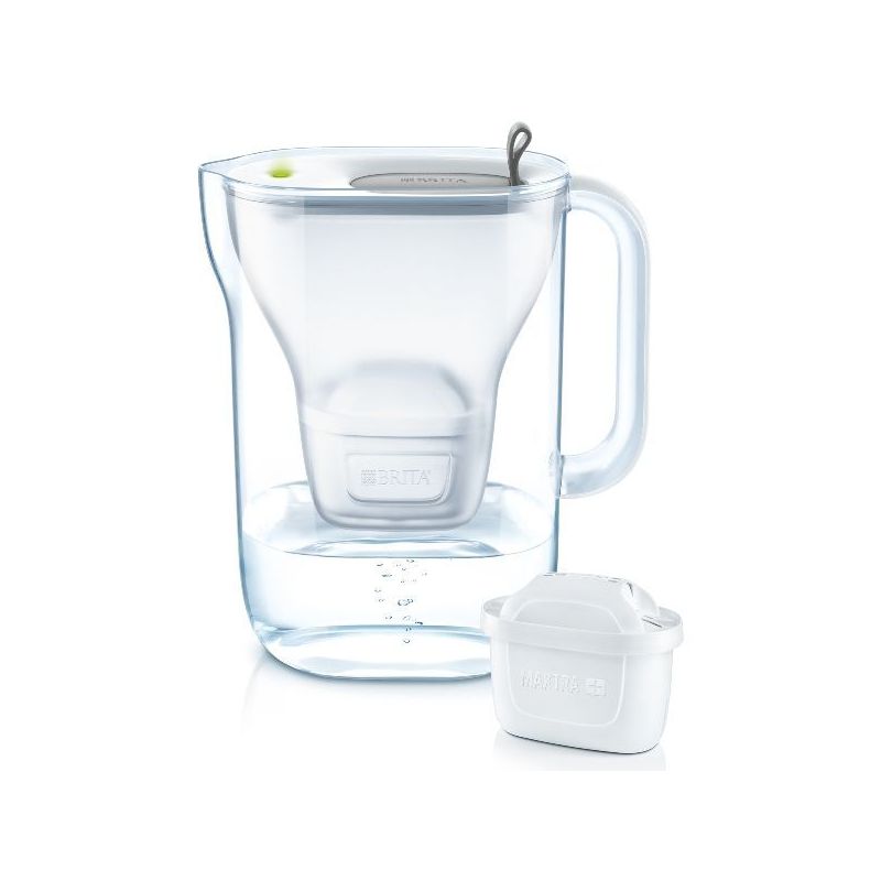 brita carafe 2,4 l graphite + 3 cartouches - style maxtra+