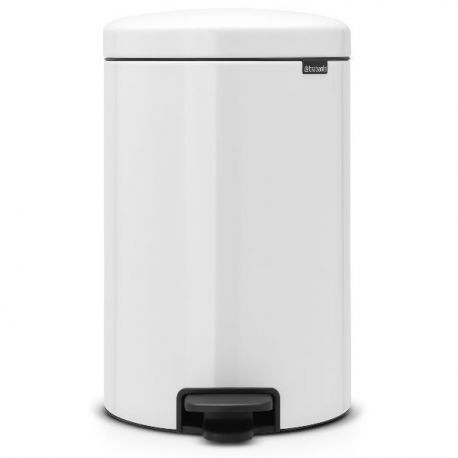 BRABANTIA Poubelle 20 L Blanche - New Icon