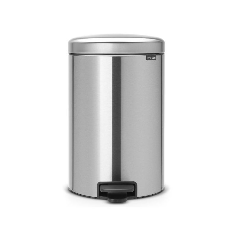 BRABANTIA Poubelle 20 L Matt Steel - New Icon