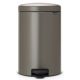 BRABANTIA Poubelle 20 L Platinium - New Icon