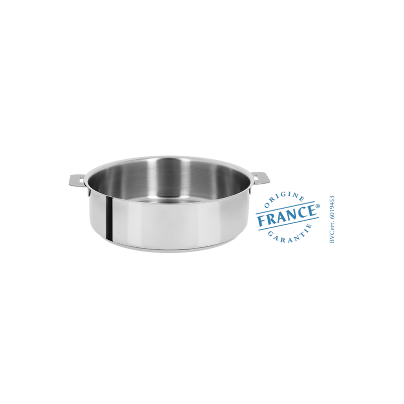 Sauteuse Inox Mutine Amovible CRISTEL 24 cm