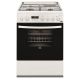 FAURE cuisinière mixte 3+1 four electrique 60 cm FCM656HPWA