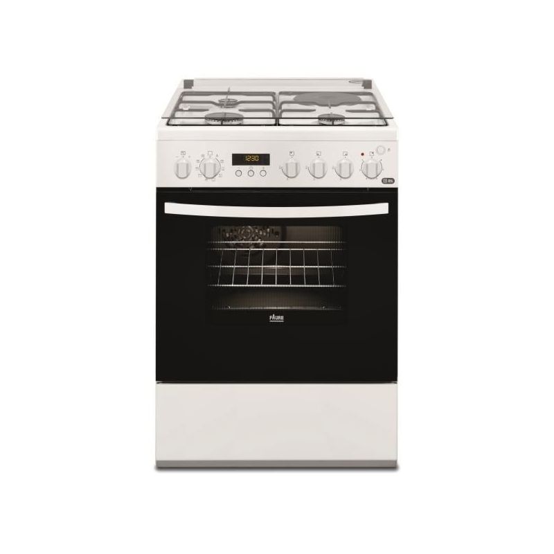 FAURE - cuisiniere mixte FCM656HPWA