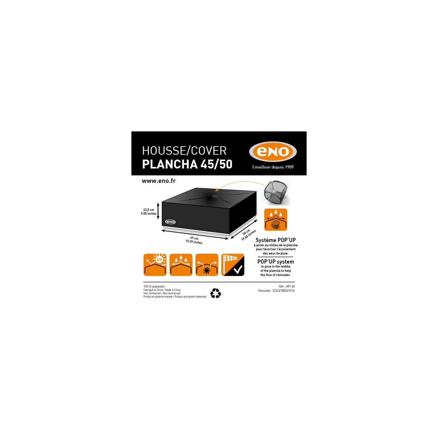 ENO HOUSSE PLANCHA 45/50 ENO HOUSSE PLANCHA 45/50