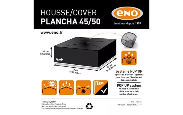HOUSSE ENO POUR PLANCHA 45/50  avis moins cher