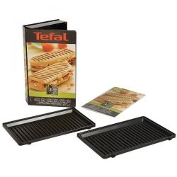 SEB Lot de 2 plaques Grill / Panini - Snack Collection