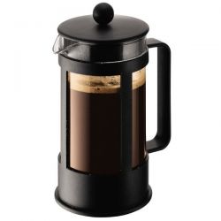 BODUM Cafetière à piston 8 Tasses Noire - Kenya