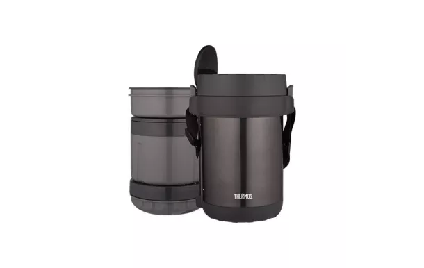 THERMOS Porte-aliments Inox à 3 compartiments 