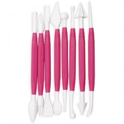 SCRAPCOOKING Lot de 8 outils / 16 fonctions pour pâte à sucre