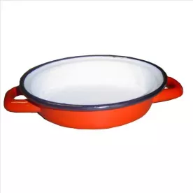 BEKA Plat à oeufs18 cm rouge émail 