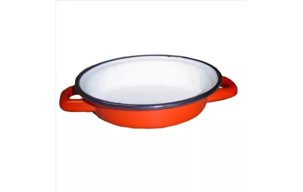 BEKA Plat à oeufs18 cm rouge émail 