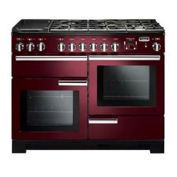 Cuisinière FALCON Professional + 110 Deluxe Rouge Airelle/Chrome - PDL110DFCY/C