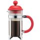 BODUM Cafetière à piston 8 Tasses Rouge - Caffettiera Colors