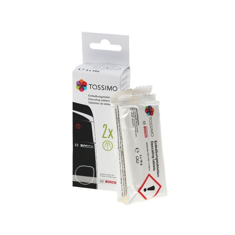 BOSCH 4 Pastilles de detartrage pour caftiere TASSIMO