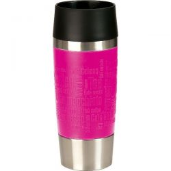 EMSA Mug isotherme 0.36 L Inox & Framboise - Travel Mug - Summertime 2016