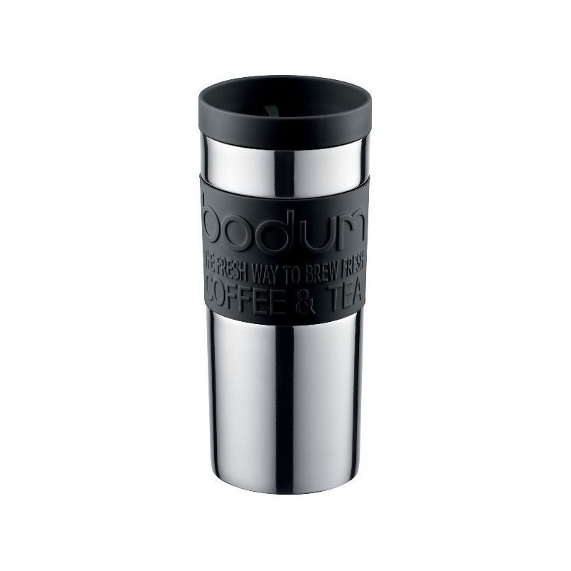 BODUM Mug 0.35 L double paroi Inox & Noir - Travel Mug