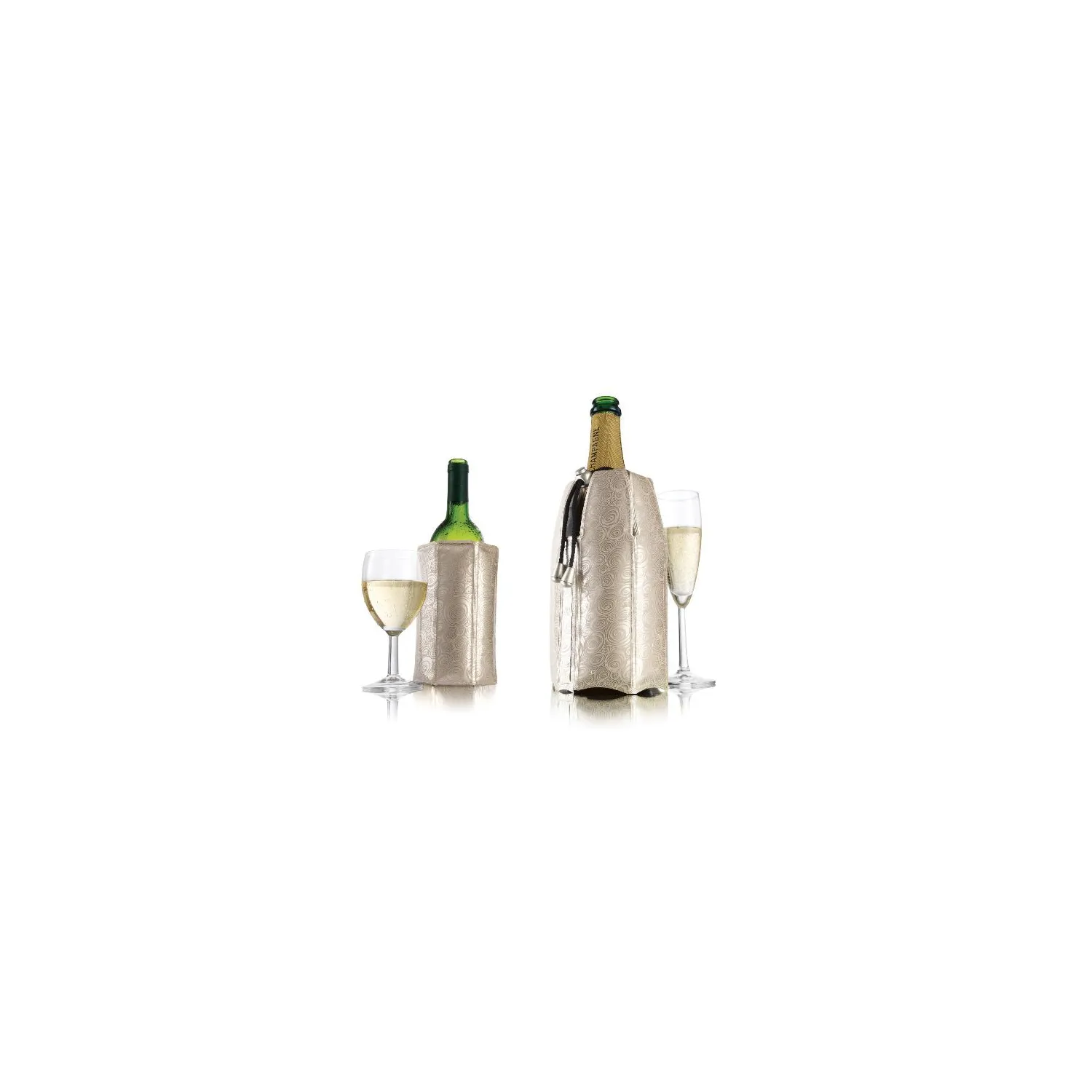 VACUVIN Coffret 2 rafraîchisseurs Rapid Ice Wine & Champagne