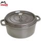 STAUB - Cocotte en fonte ronde 24 cm gris graphite - 1102418