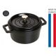 STAUB - Cocotte en fonte Ronde 28 cm noir - 1102825