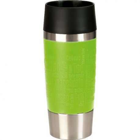 EMSA Mug isotherme 0.36 L Inox & Lime - Travel Mug - Summertime 2016