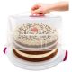 METALTEX Cloche à gâteaux extensible en plastique