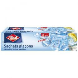 ALBAL Sachets glaçons x15