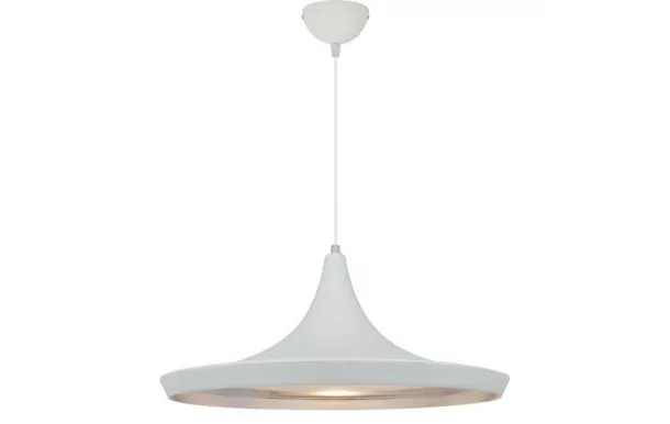  SAMPA-HELIOS Suspension Limao métal blanc