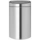 BRABANTIA Poubelle Tri Sélectif 23 L + 10 L Matt Steel - Touch Bin 100680