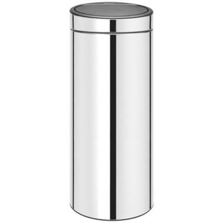 BRABANTIA Poubelle 30 L Brillant Steel - Touch Bin