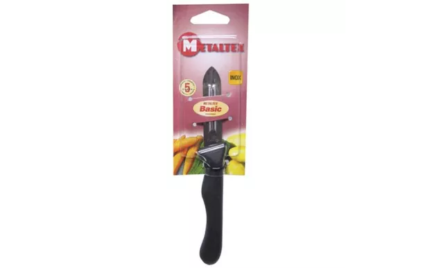 METALTEX Couteau éplucheur 2 tranchants