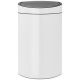 BRABANTIA Poubelle 40 L Blanche - Touch Bin