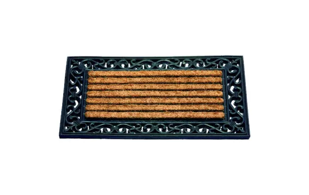 ID MAT Tapis Coral en coco forme rectangle 45 x 75 cm 