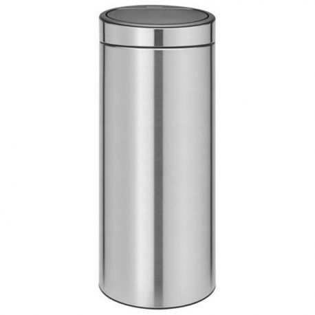 BRABANTIA Poubelle 30 L Matt Steel - Touch Bin