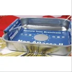 STEEL PAN Plat à four haut 36 x 36 cm 