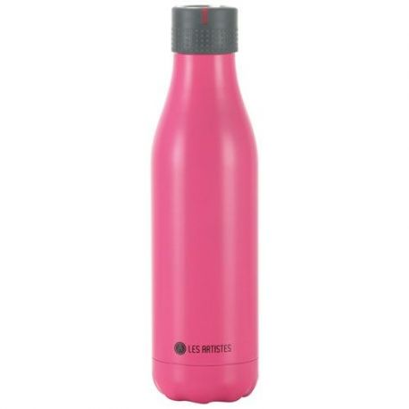 LES ARTISTES Bouteille isotherme 500 ml Rose Brillant - Bottle'Up