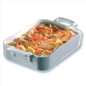 REVOL Plat rectangle 19 x 12.5 x 5 cm Blanc - Belle Cuisine 