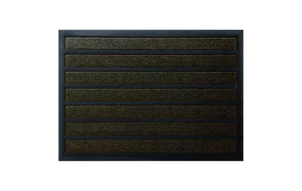 ID MAT Tapis Combi'absorbant Marron 40 x 60 cm