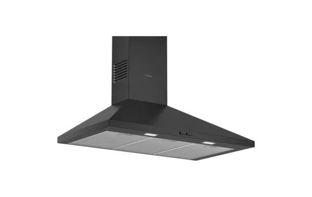 BOSCH Hotte décorative 90 cm noire DWP94BC60