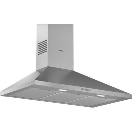 BOSCH Hotte décorative 90 cm inox 360 m3/h - DWP94BC50