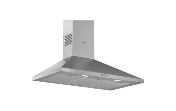 BOSCH Hotte décorative 90 cm inox 360 m3/h - DWP94BC50