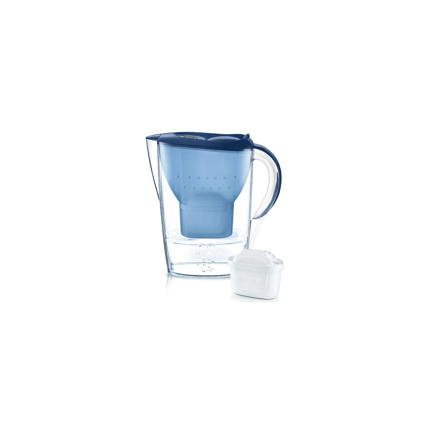 BRITA Carafe 2,4 L Bleue - Marella Maxtra+ 4 mois d'eau filtrée BRITA Carafe 2,4 L Bleue - Marella Maxtra+ 4 mois d'eau filtrée
