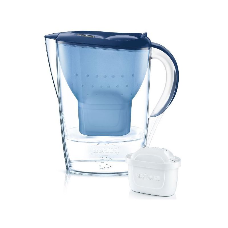 BRITA Carafe 2,4 L Bleue - Marella Maxtra+ 4 mois d'eau filtrée